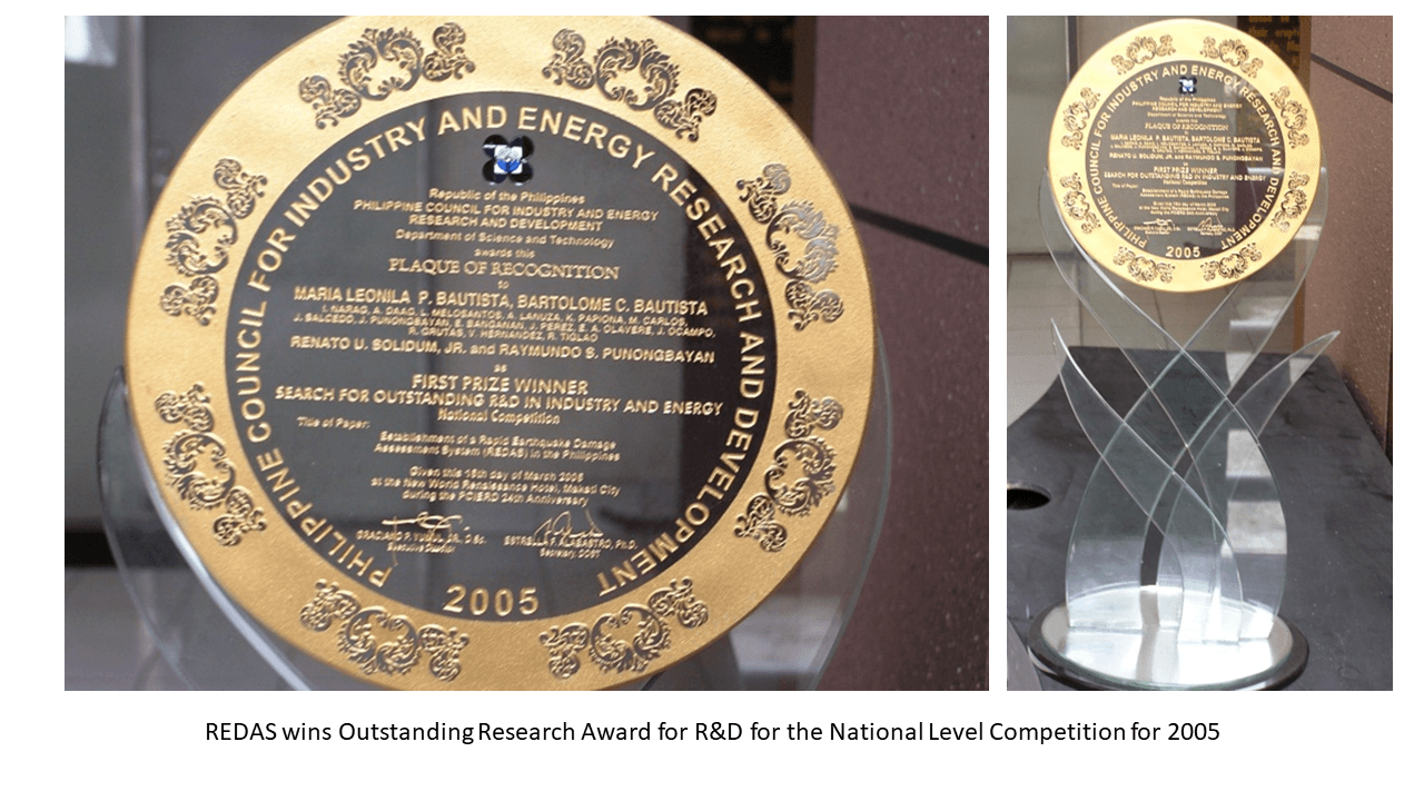 Outstanding Research Award for S&T for the National Capital Region Competition (2005)